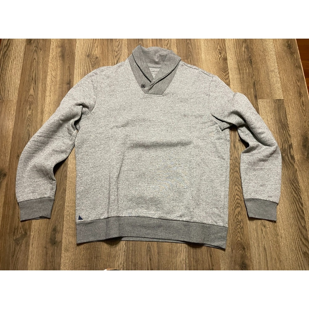 UNTUCKit Sweater, Women's Size Large, Gray, Pullover, Mock Neck
